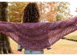 Modified Butterfly Shawl Free Knitting Pattern