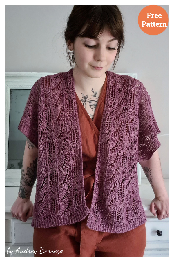 Ninon Summer Cardigan Free Knitting Pattern
