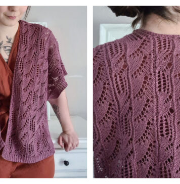 Ninon Summer Cardigan Free Knitting Pattern