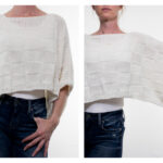 Quilted Poncho Free Knitting Pattern