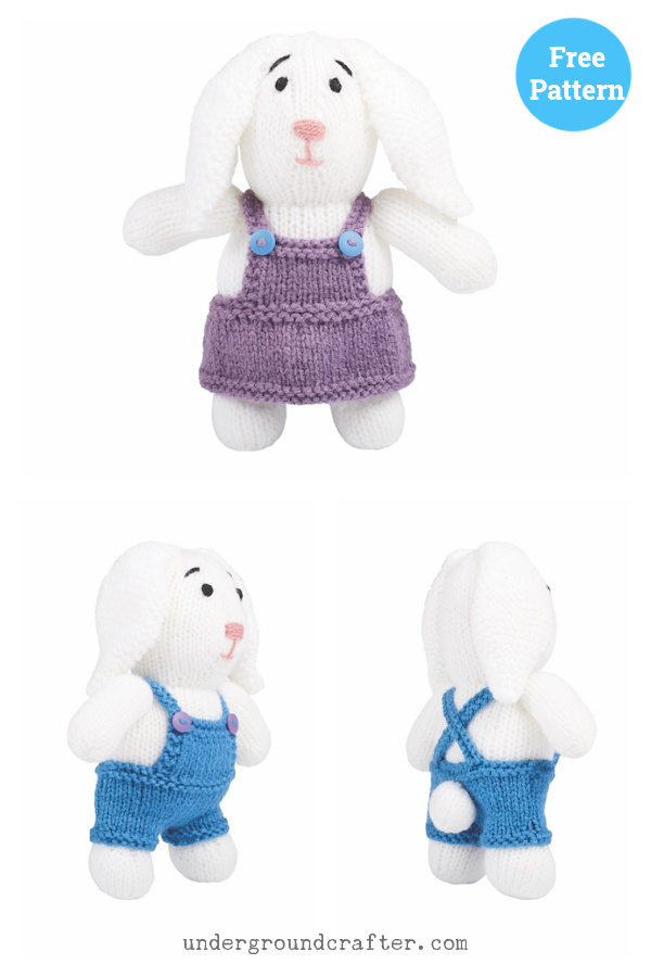 Rabbit Free Knitting Pattern