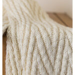Reversible Chevron Scarf Free Knitting Pattern