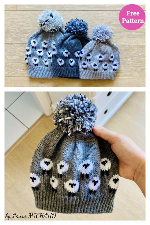 Sheep Hat Free Knitting Pattern