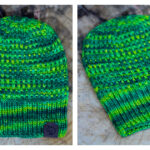 Simple Slipped Textured Hat Free Knitting Pattern