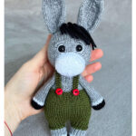 Stuffed Toy Donkey Knitting Pattern