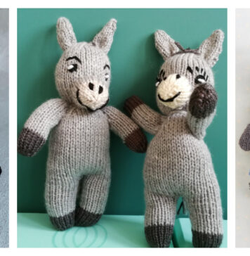 Stuffed Toy Donkey Knitting Patterns