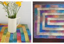 Ten Stitch Rectangle Free Knitting Pattern