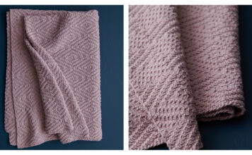 Tin Ceiling Blanket Free Knitting Pattern