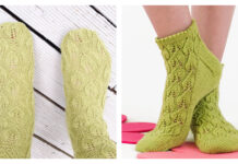 10+ Leaf Socks Knitting Patterns