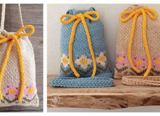 Aravny Pouch Free Knitting Pattern