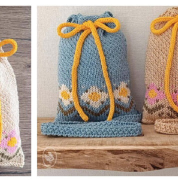 Aravny Pouch Free Knitting Pattern