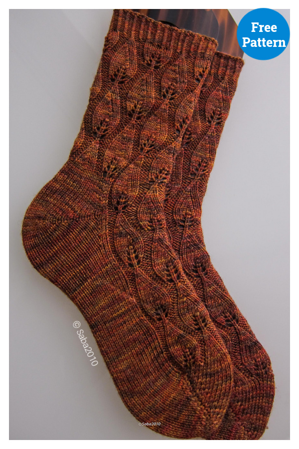 Autumn Fires Free Knitting Pattern