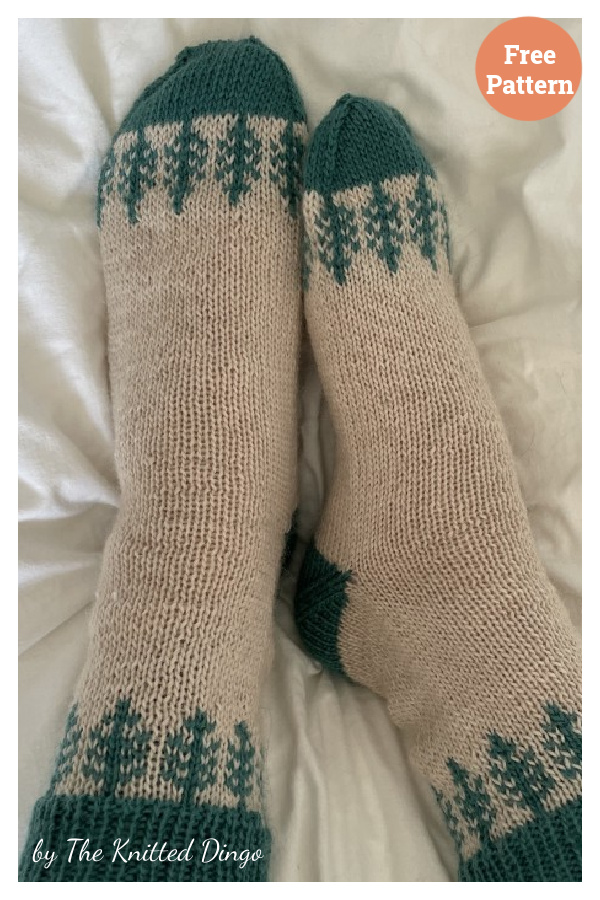 Autumn Leaf Socks Free Knitting Pattern