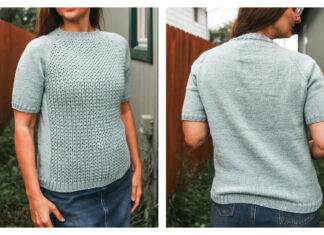 Chain Tee Free Knitting Pattern