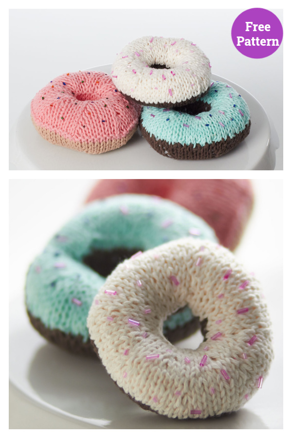 Donuts Free Knitting Pattern