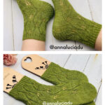 Leaf Lace Socks Knitting Pattern