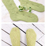 Leaf Twine Socks Knitting Pattern