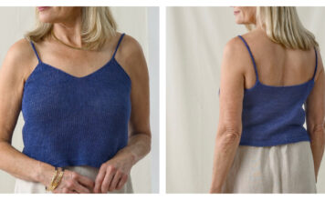 Liora Camisole Free Knitting Pattern