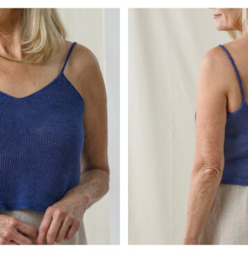 Liora Camisole Free Knitting Pattern