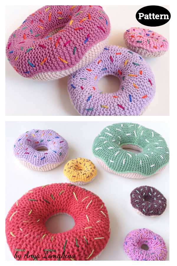 LomakiDonut Donut Knitting Pattern