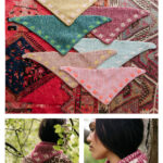 Pressed Flowers Kerchief Free Knitting Pattern