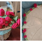 Rose Bouquet Blanket Free Knitting Pattern