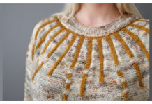 Sun Salutation Pullover Sweater Free Knitting Pattern