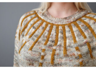 Sun Salutation Pullover Sweater Free Knitting Pattern