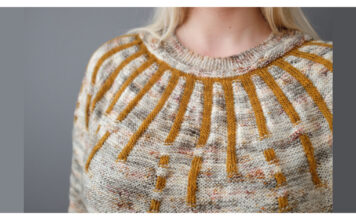 Sun Salutation Pullover Sweater Free Knitting Pattern