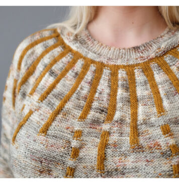 Sun Salutation Pullover Sweater Free Knitting Pattern