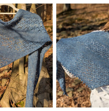 Wiosna Shawl Free Knitting Pattern