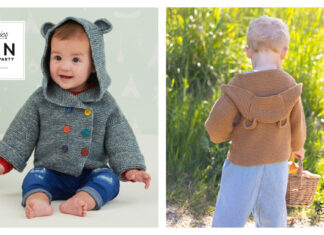 Billy Bear Jacket Free Knitting Pattern