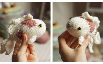 Carp Fish Free Knitting Pattern