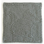 Cat Dishcloth Free Knitting Pattern