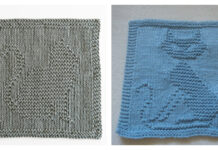 Cat Washcloth Knitting Patterns