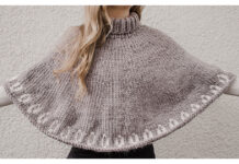 Cedarcrest Capelet Free Knitting Pattern