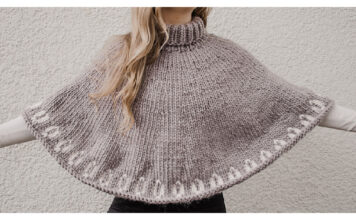 Cedarcrest Capelet Free Knitting Pattern