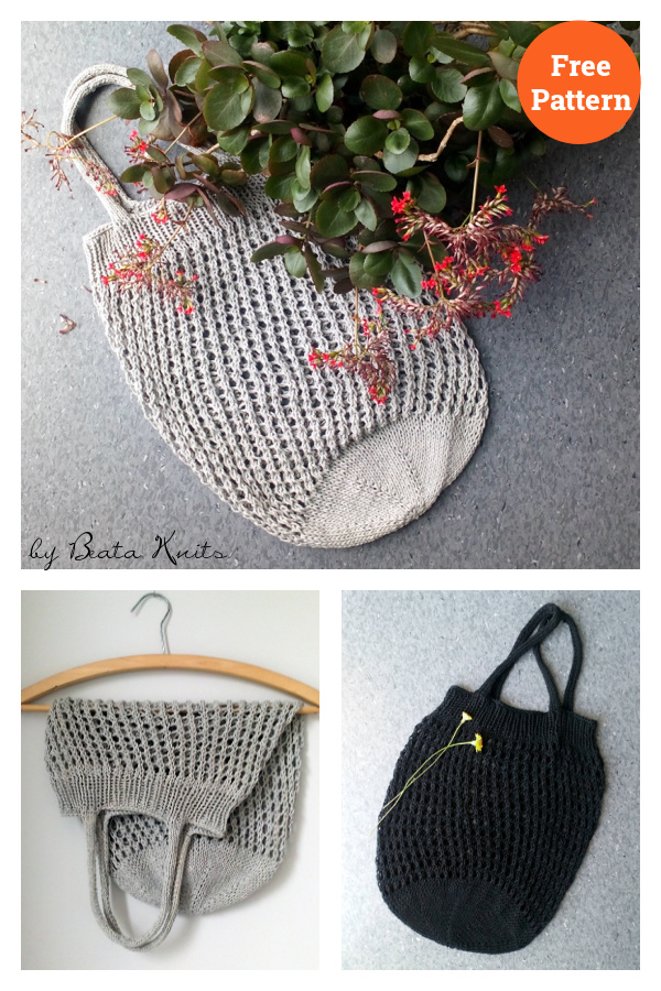 Cotton Island Market Bag Free Knitting Pattern