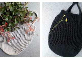 Cotton Island Market Bag Free Knitting Pattern