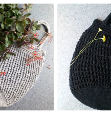 Cotton Island Market Bag Free Knitting Pattern