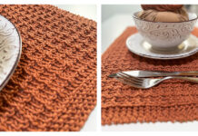Easy Cotton Placemat Free Knitting Pattern