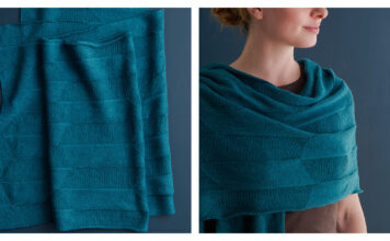 Gable Wrap Free Knitting Pattern