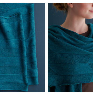 Gable Wrap Free Knitting Pattern