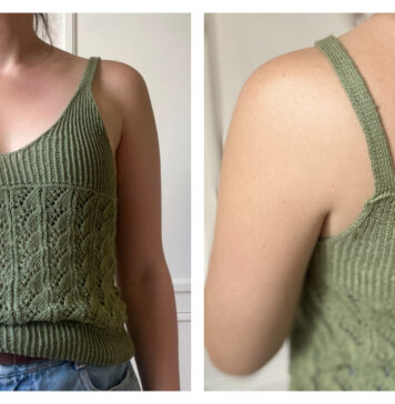 Genova Basil Top Free Knitting Pattern