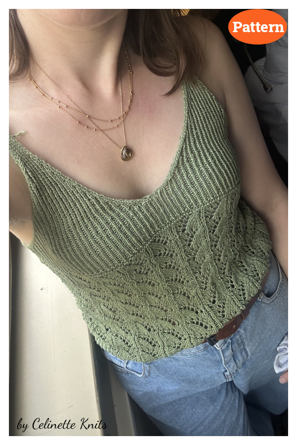 Genova Basil Top Knitting Pattern