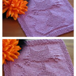 Halloween Cat Dishcloth Free Knitting Pattern