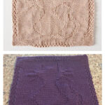 Kitten Kaboodle Dishcloth Free Knitting Pattern