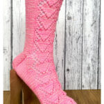 Lace Hearts Socks Crochet Pattern