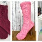 Lace Hearts Socks Knitting Patterns