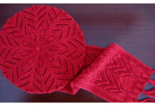 Lace Tam and Scarf Free Knitting Pattern